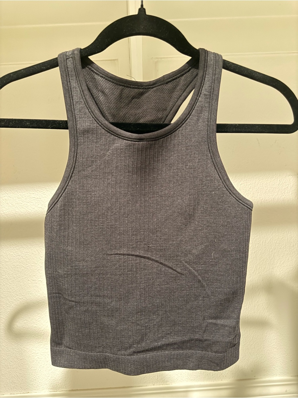 lululemon athletica Ribbed Racerback Tank - Charcoal Gray